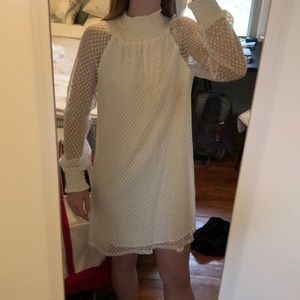 Ella Moss Winter White Dress